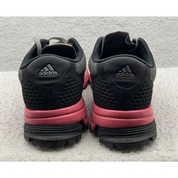 Adidas Running Shoes Womens 9 AKTIV Trails Hiking Gray Pink NO INSOLES B26576 - Picture 5 of 12